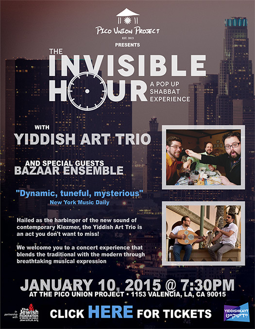 The Invisible Hour with Yiddish Art Trio and Bazaar Ensemble