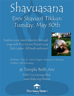 Shavuasana Yoga at Temple Beth Am