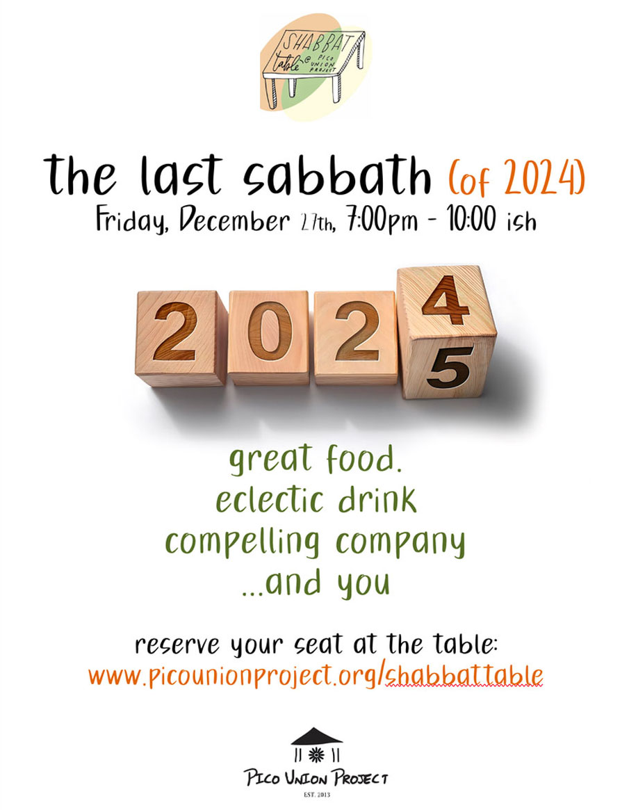 The Last Sabbath (of 2024) Shabbat Table